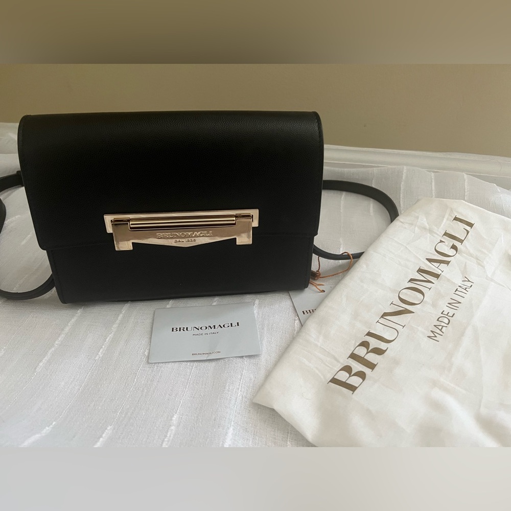 Bruno Magli Black Leather Women's Bag